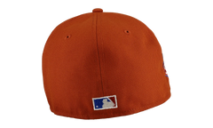 59FIFTY New York Yankees 2008 World Series Fitted Hat "Burnt Orange / Metallic" 123451299941