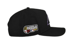 9FIFTY Colorado Rockies 2007 Team Color A Frame Snapback Hat "Black (Grey Brim)" NE472