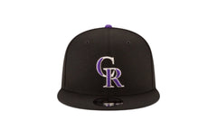9Fifty MLB Colorado Rockies Basic Snapback Hat "Black" 11591059