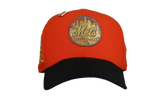59FIFTY New York Mets 40th Anniversary Fitted Hat "Orange / Black / Gold" NE195