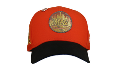 59FIFTY New York Mets 40th Anniversary Fitted Hat "Orange / Black / Gold" NE195