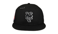 59FIFTY New York Mets Side Splash Collection Shea Stadium Patch Fitted Hat "Black" 123451291926