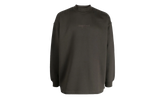Relaxed Crewneck Sweatshirt "Off Black" 192SU222075F