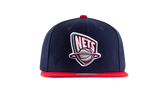 NBA Hardwood Classics Team 2 Tone 2.0 Snapback Cap "Brooklyn Nets - Navy / Red" HHSS3267 NJNYYPPPNYRD