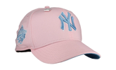 59FIFTY New York Yankees 1999 World Series Fitted Hat "Sky / Pink" NE419