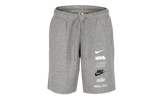 Club+ French Terry Multi-Logo Shorts "Dark Grey Heather" FB8830 063