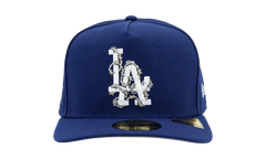 59FIFTY Los Angeles Dodgers Fence A-Frame Fitted Hat "Navy" 60693487
