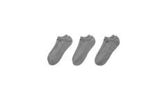 Everyday Plus Cushioned Training No-show Socks (3 Pairs) "Grey / Black" SX7673 064