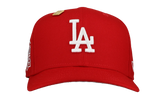 59FIFTY Los Angeles Dodgers 2020 World Series Fitted Hat "Red / White" 123451300073