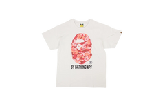 Red Big Head Tee "White" BAP XTSH 0050