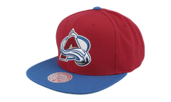 NHL Team 2 Tone 2.0 Snapback Cap "Colorado Avalanche - Red / Light Blue" HHSS5367 CAVYYPPPRDLB