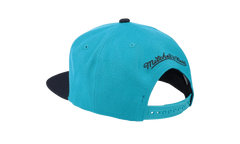 NBA Hardwood Classics Team 2 Tone 2.0 Snapback Cap "Detroit Pistons - Teal / Black" HHSS3267 DPIYYPPPTLBK