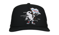 9FIFTY Chicago White Sox Cartoon A Frame Snapback Hat "Black" NE98