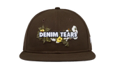 Floral Logo Adjustable Cap "New Era - Brown" DT569
