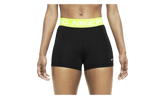 Pro 3" Shorts WMNS "Black / Volt" CZ9857 013