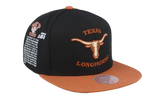 NCAA Team Origins Snapback Cap "Texas Longhorns - Black" 6HSSSH22019 UTABLCK
