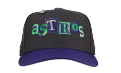 59FIFTY Houston Astros 45th Anniversary Ransom "Skunk" Fitted Hat "Black/ Royal Blue" 123451295936