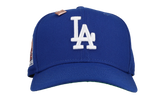 59FIFTY Los Angeles Dodgers 2024 World Series Fitted Hat "Light Royal / Metallic" 123451298424