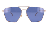 Rectangle Sunglasses "Shiny Gold" MCM130S-740