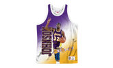 NBA Behind The Back Jersey "Los Angeles Lakers Magic Johnson" MSTKMI19002 LALWHITEJH