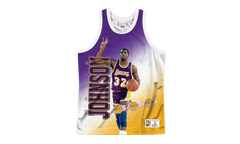 NBA Behind The Back Jersey "Los Angeles Lakers Magic Johnson" MSTKMI19002 LALWHITEJH