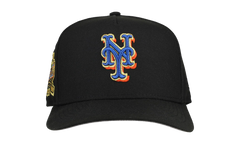 9FIFTY New York Mets 40th Anniversary A Frame Snapback Hat "Black" NE194