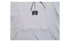 Jordan Jumpman Flight Loop 1/4 Zip Pullover Sweater "Grey / Black" AV2292 091