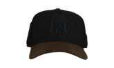 9FIFTY New York Yankees A Frame Snapback Hat "Walnut Blackout" NE340