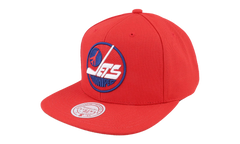NHL Alternate Flip Snapback Cap "Winnipeg Jets - Red" 6HSSDX22015 WJERED1