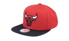 NBA Team 2 Tone 2.0 Snapback Cap "Chicago Bulls - Red / Black" HHSS3264 CBUYYPPPRDBK