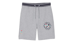 Shadyside Embroidered Sweatshort "Heather Grey" 9DE928A3