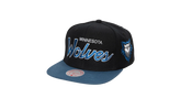 NBA Hardwood Classics Script 2.0 Snapback Cap "Minnesota Timberwolves - Black" HHSS3282 MTIYYPPPBLCK