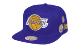 NBA LA Lakers HWC Finals Snapback Hat "Blue" 20057 LALPURP