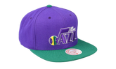 NBA Hardwood Classics Team 2 Tone 2.0 Snapback Cap "Utah Jazz - Purple / Green" HHSS3267 NOJYYPPPPRGN