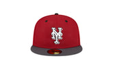 New York Mets 50th Anniversary 59FIFTY Fitted Hat "Red" 70782722