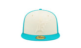 59Fifty MLB Florida Marlins Tonal 2-Tone Fitted Hat "Teal" 60243587