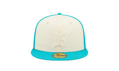 59Fifty MLB Florida Marlins Tonal 2-Tone Fitted Hat "Teal" 60243587