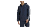 Essentials 3-Stripes Woven Windbreaker Jacket "Navy Blue" DU0461