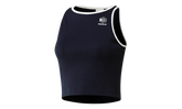 Athletic Casual Ribbed Tank Top WMNS "Navy/White" BK4118