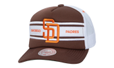 MLB Cooperstown Sideline Trucker Cap "San Diego Padres - Brown" HT8669 SDPBROW
