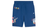 McBaine AOP Sweatshort "Blue" 354BBBBB