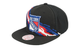 NHL Vintage Paintbrush Snapback Cap "New York Rangers - Black" 6HSSSH22087 NYABLCK