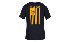 Freedom Flag T-Shirt "Black / Steeltown Gold" 1333350 003