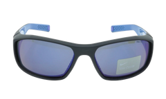 Brazen R Sunglasses "Matte Black / Multi Blue / Grey / Blue Flash" EV0758 049