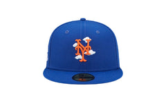 59Fifty MLB New York Mets Comic Cloud Fitted Hat "Blue" 60243852