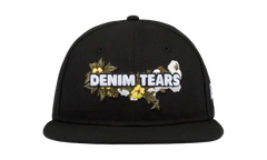 Floral Logo Adjustable Hat "New Era - Black" DT568