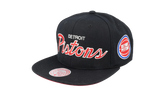 NBA Team Script 2.0 Snapback Cap "Detroit Pistons - Black" HHSS3280 DPIYYPPPBLCK
