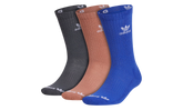 COLOR WASH CREW SOCKS - 3 PACK "Blue / Gray / Clay" GB3945C