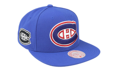NHL Alternate Flip Snapback Cap "Montreal Canadiens - Blue" 6HSSDX22015 MCABLUE