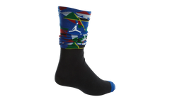 Jordan 9 Low Crew Socks "Royal Blue Black" 806411 010